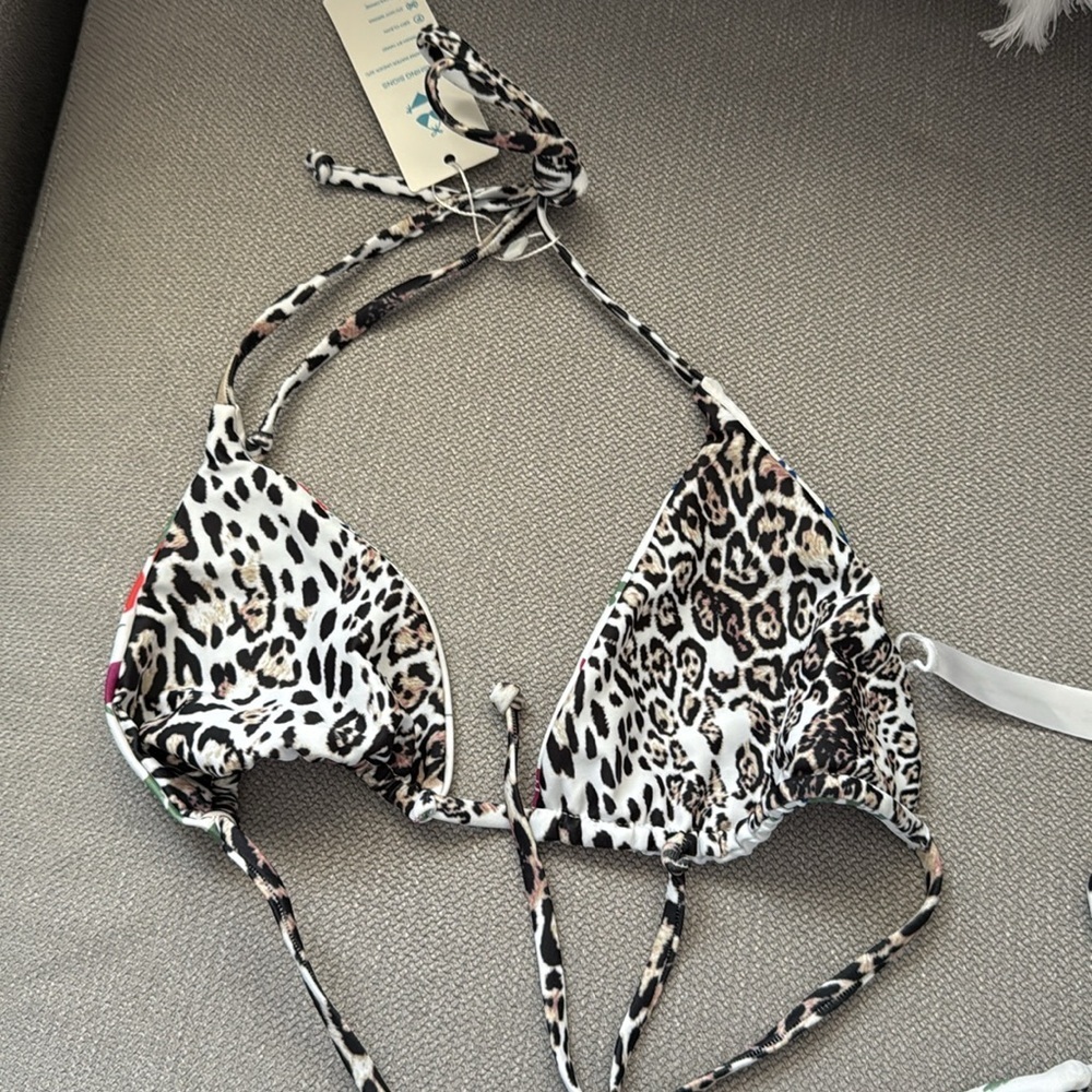 Beachsissi Floral and Leopard Print Bikini Set - Picture 8 of 9